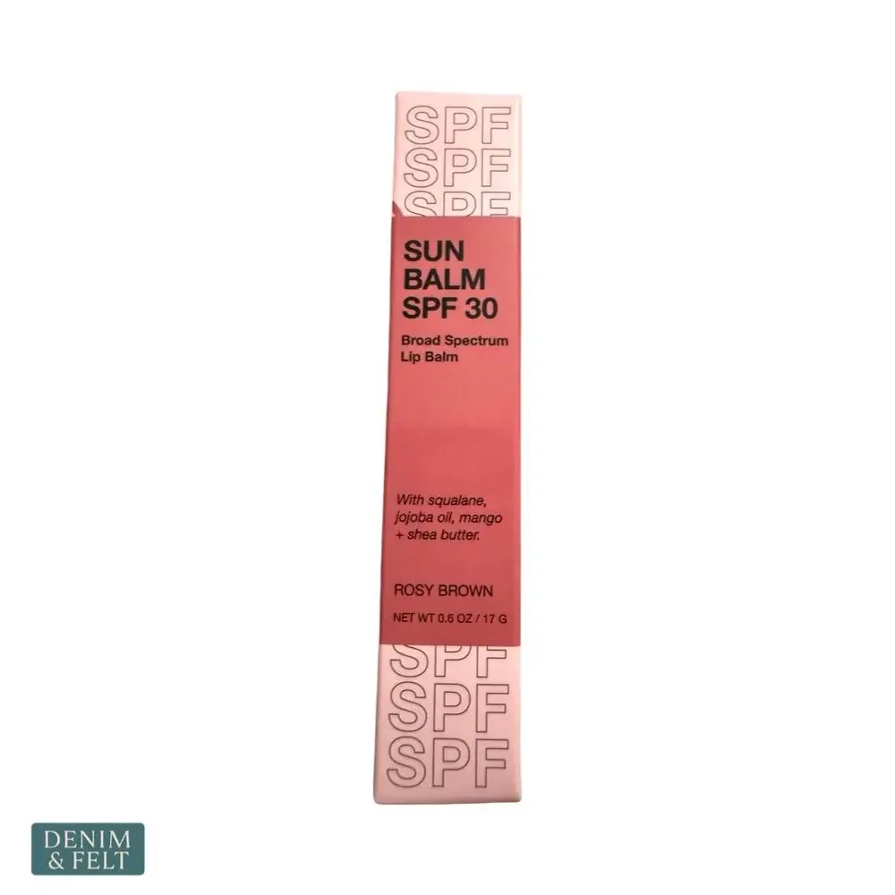 NEW INNBEAUTY Project Sun Balm SPF 30‎ Rosy Brown Mineral Lip Balm Hydrating UV